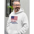 thumbnail image 2 of 4Th Of July 1776. Hoodie Men -Image by Shutterstock, Male XX-Large, 2 of 4