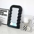 thumbnail image 5 of Aesthetic Wave Pattern Irregular Frame Mirror, Decorative Desk Wall Mirror For Living Room Bedroom Hallway Home DecorGift, 5 of 5