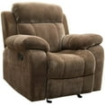 thumbnail image 1 of Coaster Myleene Velours Coussin Haut de Bras Planeur Inclinable en Brun, 1 of 3
