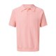 thumbnail image 5 of Gibobby Polo Casual para Hombre Polo de manga corta con cierre para hombre estilo casual de punto(Rosa,XG), 5 of 5
