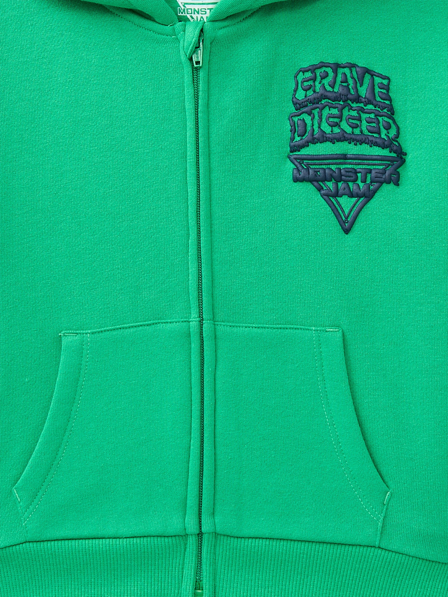 Monster Jam Toddler Boys' Full Zip Graphic Hoodie, Sizes 12M-5T
