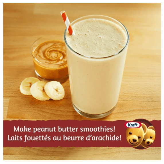 Kraft Only Peanuts All Natural Crunchy Peanut Butter, 750g (4 Pack)