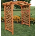 thumbnail image 2 of A &amp; L Furniture Jamesport 7.5 ft. High Cedar Arbor, 2 of 3