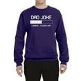 thumbnail image 2 of Wild Bobby, Dad Joke Loading Hilarious Funny Dad Granpa Daddy Fathers Day Gift | Mens Father's Day Crewneck Graphic Sweatshirt, Purple, Small, 2 of 4