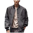 thumbnail image 1 of JHLZHS Veste à Franges 2024 Mode Décontractée Tendance Cardigan en Laine Patchwork Boucle Veste de Base Homme 238, 1 of 5