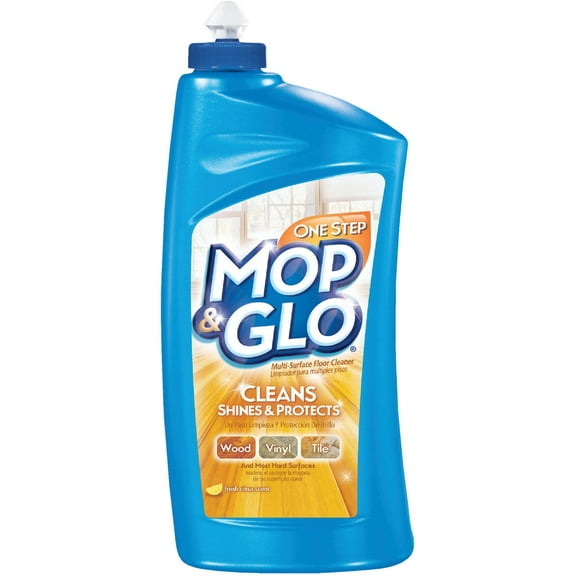Mop & Glo Multi-Surface Floor Cleaner - Fresh Citrus Scent - Pack of 6, 32 fl oz