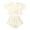 Beige, variant on Unisex Toddler 2 Piece Summer Outfit, Knit Crew Neck Short Sleeve Tee Elastic Waist Pocket Shorts, Neutral Kids Loungewear Set Beige 6-9 Months