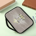 thumbnail image 2 of Renewold Stylish Cross Bible Case for Men Women Daisy Bible Bag with Handle Soft Bible Covers Size 10.8x8.85x2.16 Inch Bible Cover with Big Capacity, 2 of 7