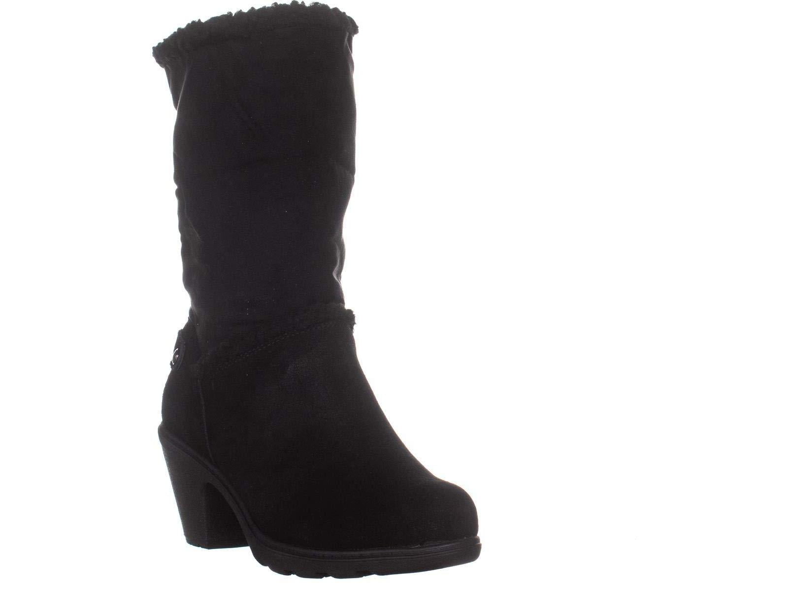 walmart black suede boots