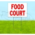 thumbnail image 1 of Food Court 2 (18" x 24") Yard Sign, Includes Metal Step Stake, 1 of 6