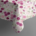 thumbnail image 4 of Pioneer Flower Floral Print Pattern Rectangle Tablecloth 60"x120",Waterproof Polyester Rectangle Table Cloth, Wipeable Spillproof Polyester Tablecloth for Dining, Camping, Indoor and Outdoor, 4 of 6