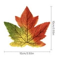 thumbnail image 4 of LHWEN Artificial Maple Leaves 50PCS Autumn Leaves Decorations for Weddings Parties Scrapbooking Multicolor Fall Leaves for DIY Crafts, 4 of 5