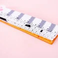 thumbnail image 4 of 1pc Cute Cats Paw Blingbling Clear Measuring Ruler Student Creative Stationery 15cm 02-15cm-1pcs, 4 of 6