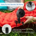 thumbnail image 4 of Electric Air Pump Portable Quick-Fill Pump 110V AC / 12V with 3 Nozzles Perfect Inflator/Deflator Pumps for Outdoor Camping, Inflatable Cushions, Air Mattress Beds, Boats, Swimming Ring, Black, 4 of 6