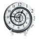 thumbnail image 2 of Reloj de pared con espiral Droste, silencioso, de 10 pulgadas, estilo rústico retro, decorativo para sala de estar, cocina, hogar, baño y dormitorio, 2 of 7
