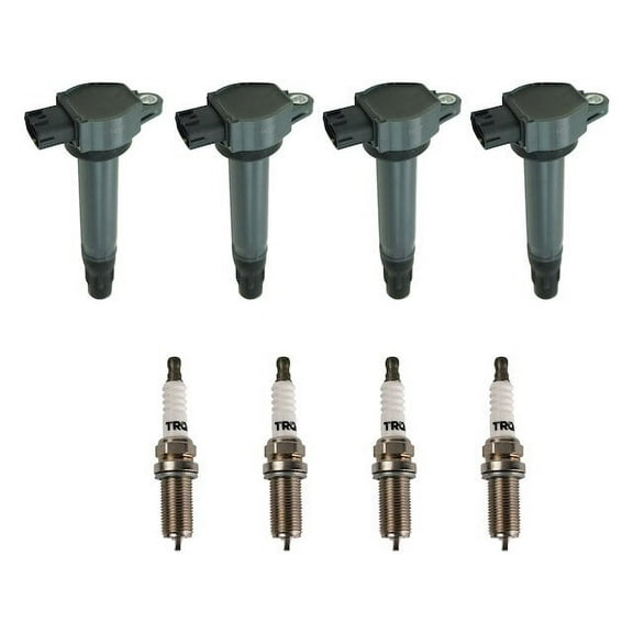 Ignition Coil and Spark Plug Kit 8 Piece - Compatible with 2011 - 2017 Mitsubishi Outlander Sport 2.0L 4-Cylinder 2012 2013 2014 2015 2016
