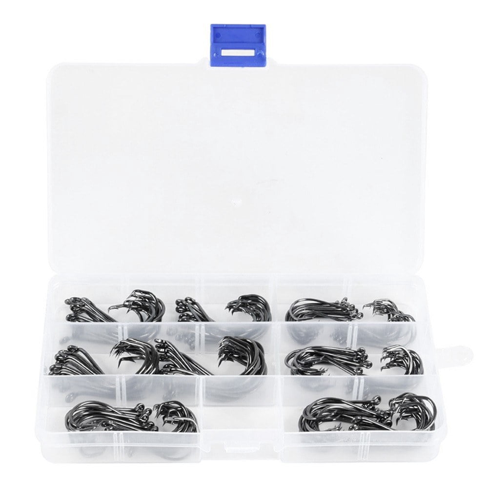 150 Piece Offset Circle Hooks Box