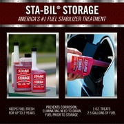 STA-BIL Storage Fuel Stabilizer for Gasoline Engines, 4 Fluid Ounces (22205) Treats 10 Gallons.