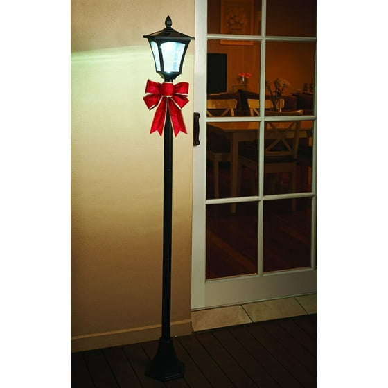 65 Single Head Street Vintage Outdoor Garden Post Solar Lamp Light Lawn Adjule