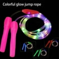 thumbnail image 4 of maskred Lighting Jump Skipping Rope Night Exercise Gym Jumping Strap Outdoor Kids Entertainment Battery Operated Toys Color Random, 4 of 8