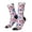 2 Black-2, variant on blue record rock Skull Print Adult Socks for Men & Women,Calf Socks, Ankle Socks,Boots Socks,Breathable Casual Sock,Unisex Crew Socks