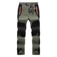 thumbnail image 1 of Lovzfmll Pantalon de Randonnée pour Homme Résistant à l'Eau à Séchage Rapide, Couleur Unie avec Poches Sport Contrastantes pour Sentier et Escalade Vert Armée, G, 1 of 2