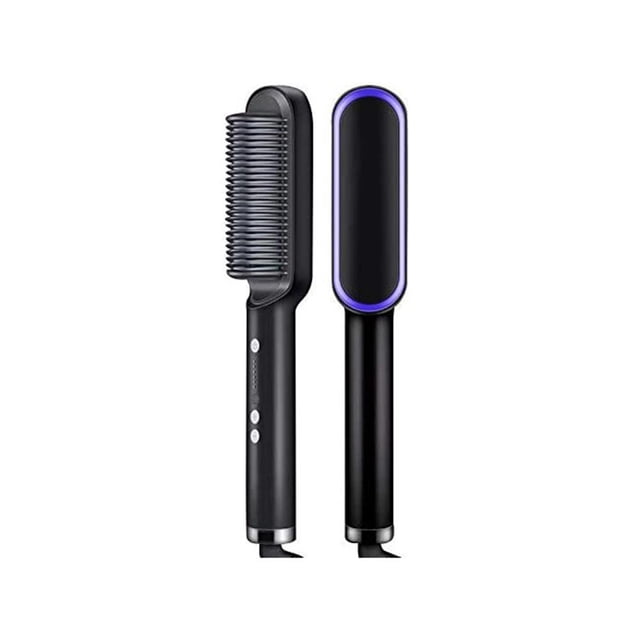 Plancha Y Rizador De Pelo Eléctrico Profesional 2 En 1 Cepillo Alisador De Pelo Y Rizador Vogacara CE008098-02