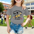 thumbnail image 4 of ZXLBBD Girls Short Sleeve Graphic Tees for Back To Shool Themed Round Neck Shirt Kids Outdoor Blouse Top Relaxed Fit Casual School Wear, 4 of 4