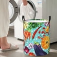thumbnail image 4 of Goofa Vegetable Printed Circular Hamper,Laundry Basket with Handles,Storage Baskets Foldable,Large Capacity Laundry Hamper-, 4 of 8