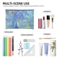 thumbnail image 3 of Rocae Peacock for Cosmetic Bags for Women Paper Reusable Cosmetic Bag Travel Toiletry Organizer Capacity Multipurpose Zipper Pouch, 3 of 8