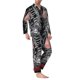 thumbnail image 2 of Fotbe Veterans Day1 Pijama de Hombre con Estampado de Manga Larga, Conjunto de 2 Piezas, Ropa de Dormir Suave y Cómoda con Bolsillos-Small, 2 of 7
