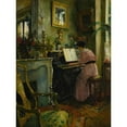 thumbnail image 2 of Luis Jiménez Aranda 19x24 Black Ornate Framed Double Matted Museum Art Print Titled: A Quiet Afternoon, 2 of 5