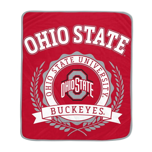 Pegasus Ohio State Buckeyes 50" x 60" University Crest Ultra Soft Blanket