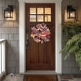 thumbnail image 5 of 4th of July Wreath 18in,American Flag Star & Ribbon Wreath for Front Door,Patriotic Wreath for Independence Day,Labor Day & Veterans Day, 5 of 8