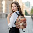 thumbnail image 6 of JIALIOU Mini Backpack Purse for Women Quilted Casual Daypack Small Travel Shoulder Bag, Alpaca in Flowers Sea, 6 of 7