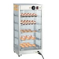 thumbnail image 2 of EastVita Commercial Food Warmer Display, 14" 5-Layer Pizza Warmer Cabinet Countertop Pastry Warmer, Stainless Steel Framed Glass Door, 2 of 7
