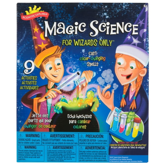 Alex: Scientific Explorer: Magic Science For Wizards Only - Cast Color Changing Spells, 9 Magic Trick Activities, Chemical Science Kit, Kids Ages 6 