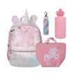 thumbnail image 1 of Mochila Y Bolsa BIOWORLD Set 4 Piezas Unicornio Lentejuelas, 1 of 2