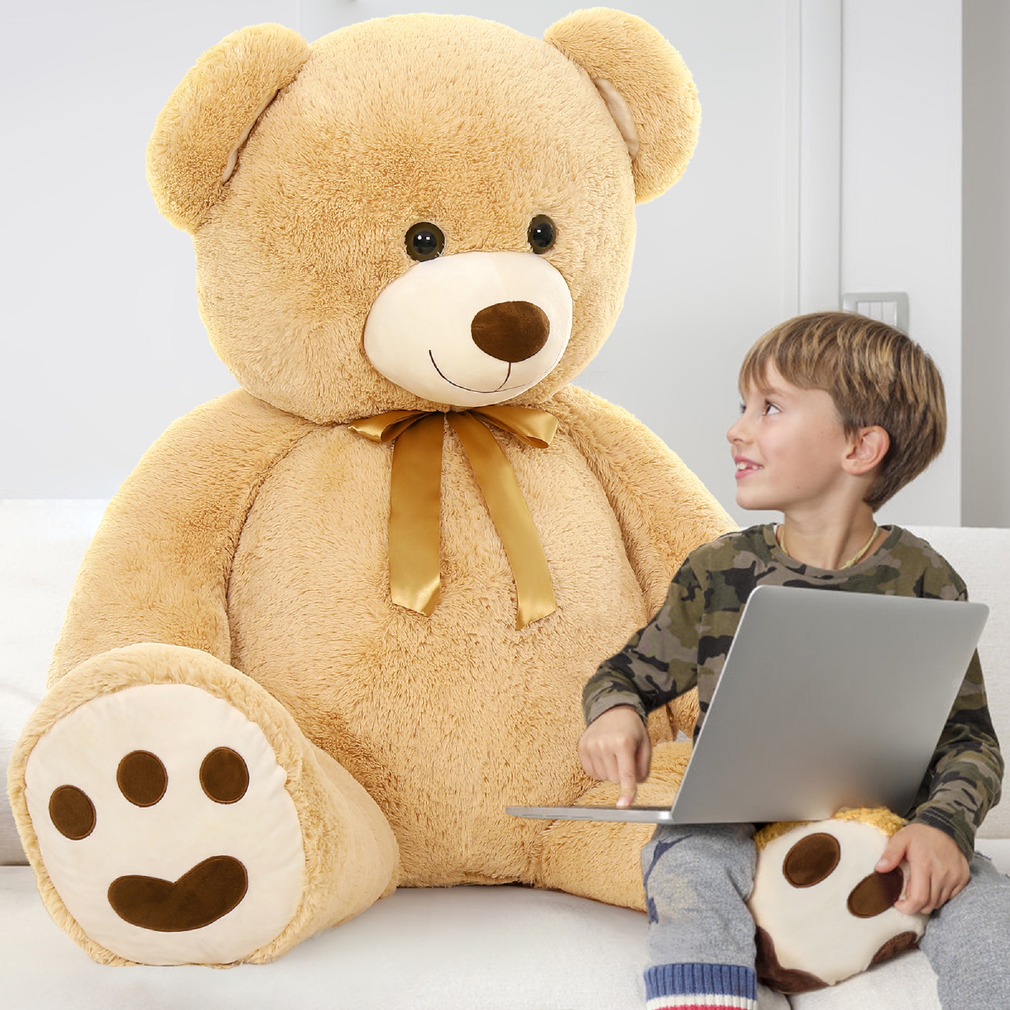 MaoGoLan 5ft Jumbo Teddy Bear Plush Toy photo 4