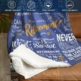 thumbnail image 3 of LHSHID Retirement Gifts for Women Retirement Gifts for Men Retirement Gifts Retirement Gifts for Women Coworkers Colleague Senior Gifts for Retired Blanket 50x60in, 3 of 6