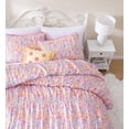 thumbnail image 2 of Garden Posies Pink 3-Piece Embellished Soft Microfiber Comforter Set - Twin, 2 of 8