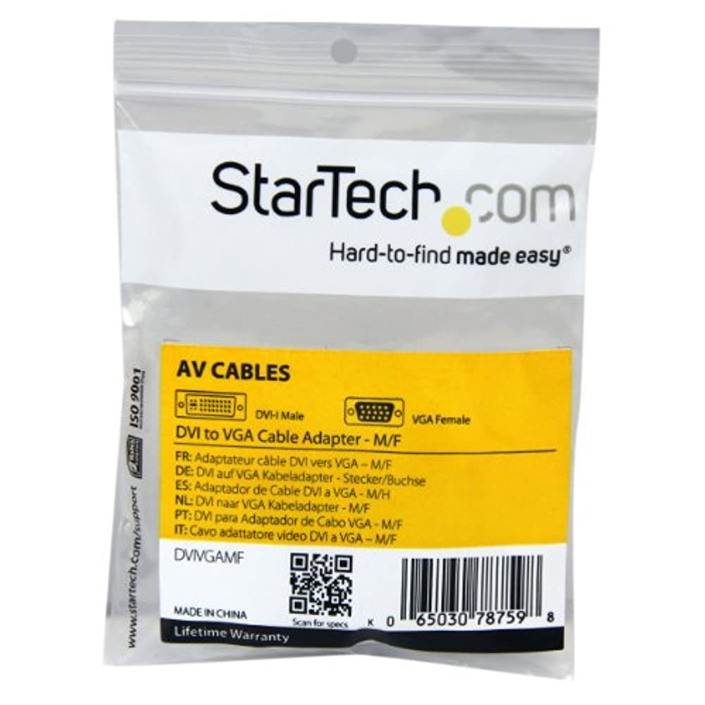 StarTech.com DVIVGAMF DVI to VGA Cable Adapter - M/F - image 3 of 3