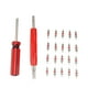 thumbnail image 3 of Herramientas profesionales para quitar el núcleo de la válvula del neumático, con núcleos de válvula de 20 piezas, herramientas de reparación de, 3 of 9