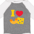 thumbnail image 4 of Inktastic I Heart Mac and Cheese Boys or Girls Long Sleeve Baby Bodysuit, 4 of 5