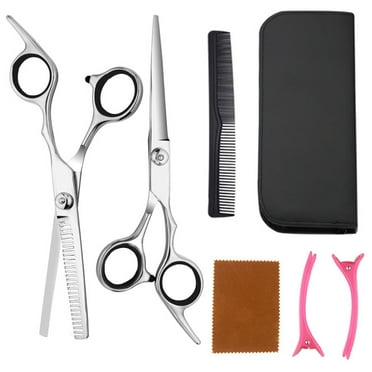 Professional Hair Cutting Scissors Shears Barber Thinning Set Kit- Family Hair Cutting,Barber Tool