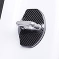thumbnail image 4 of 4 Uds. Cubierta de hebilla de cerradura de puerta de coche 3d para pegatinas modelo 3 modelo X vestir, 4 of 5