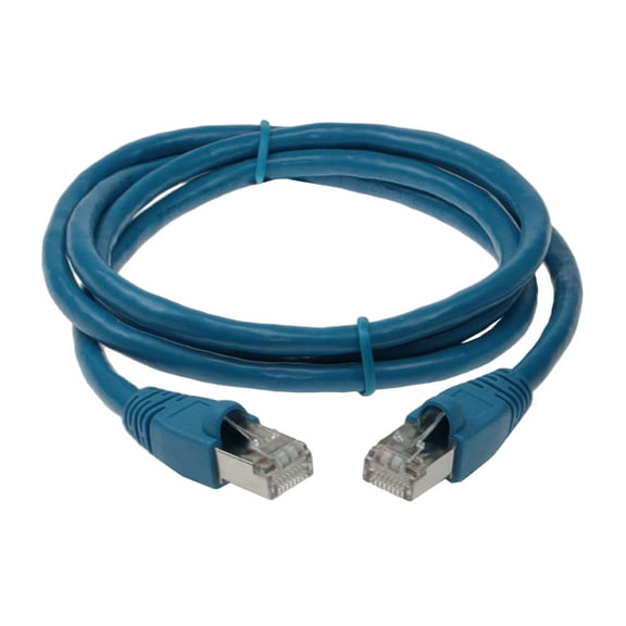 SF Cable 6 feet Cat6A Shielded (STP) Ethernet Network Cable - Blue