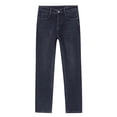 thumbnail image 4 of QHFBli Mens Lined Jeans Winter Warm Flannel Slim Fit Stretch Denim Pants Warm Denim Long Trousers, 4 of 5