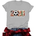 thumbnail image 5 of Women's 2026 USA Canada Mexico Soccer Graphic Tee Short Sleeve Crew Neck T-Shirt Sportswear Casual Fan Top For Match Day Celebrations, 5 of 5