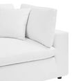 thumbnail image 6 of Sofa Corner Chair, Faux Vegan Leather, White, Modern Contemporary Urban Design, Living Lounge Room Hotel Lobby Hospitality, 6 of 7